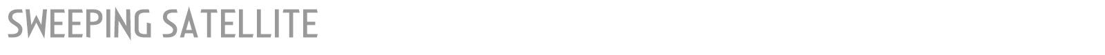 Sweeping Satellite font preview